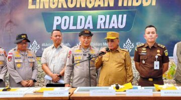 Kapolda Riau, Bupati Rohil dan Kejaksaan Sidak Lokasi Perusakan Mangrove di Rokan Hilir